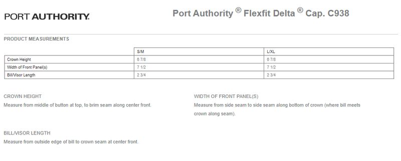 Port Authority  Flexfit Delta Cap-Navy
