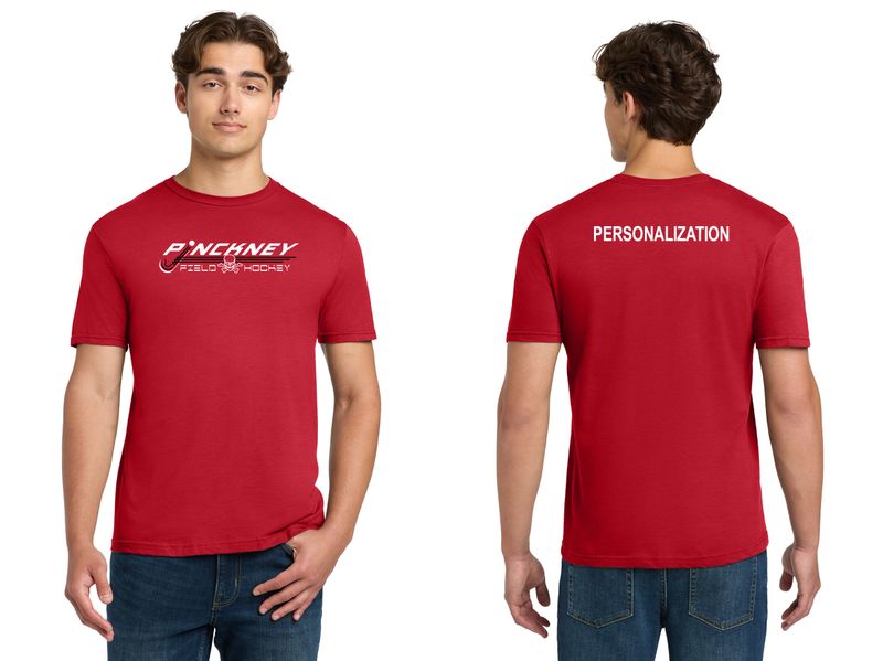Soft Cotton T-Shirt - Black, Red
