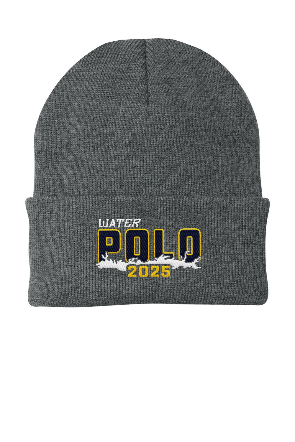 Knit Cap- Navy, Heather Grey, White