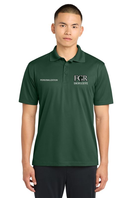 Men's Short Sleeve Polo- Black, Forest Green, White
