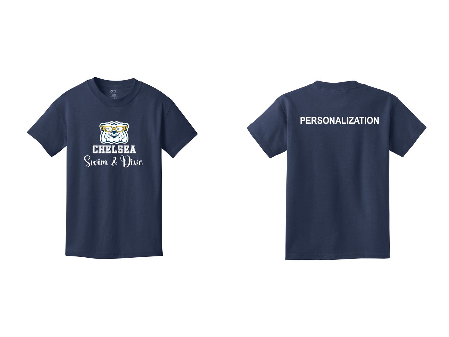Youth Core Cotton Tee- Navy, Grey, White