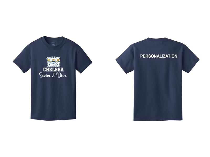 Youth Core Cotton Tee- Navy, Grey, White
