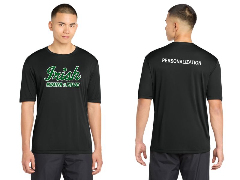 Performance Tee - White, Black, Forest Green