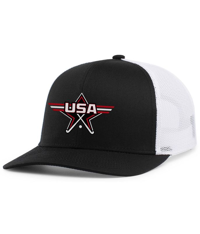 Trucker Snapback Cap (OSFA)- Navy, Navy/White, White, Black/White