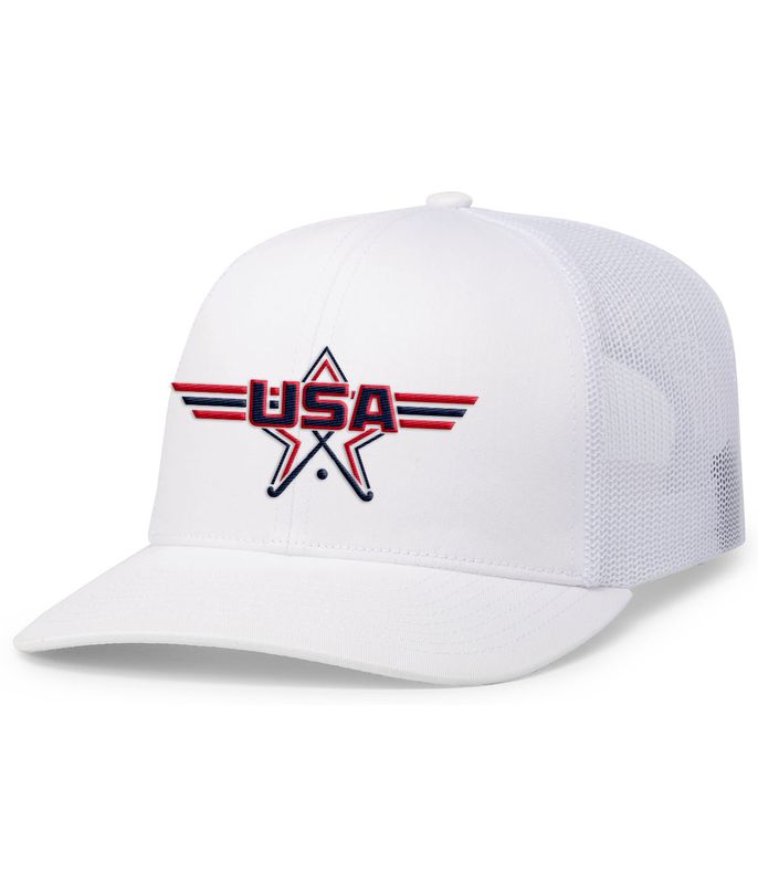 Trucker Snapback Cap (OSFA)- Navy, Navy/White, White, Black/White