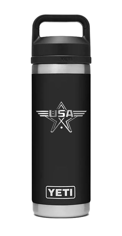18 oz or 26 oz  Yeti Waterbottle- Black