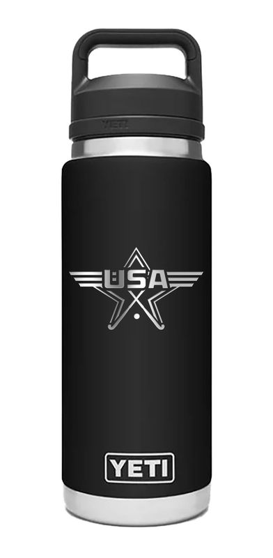 18 oz or 26 oz  Yeti Waterbottle- Black