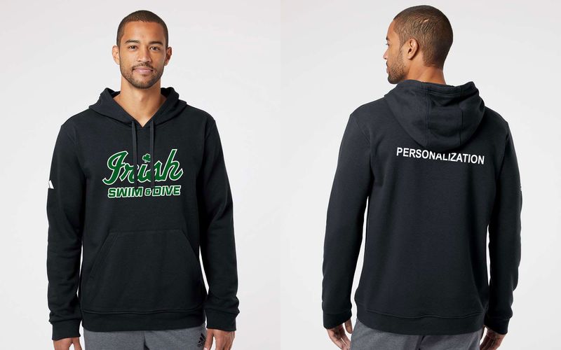 Adidas - Fleece Hooded Sweatshirt - Black