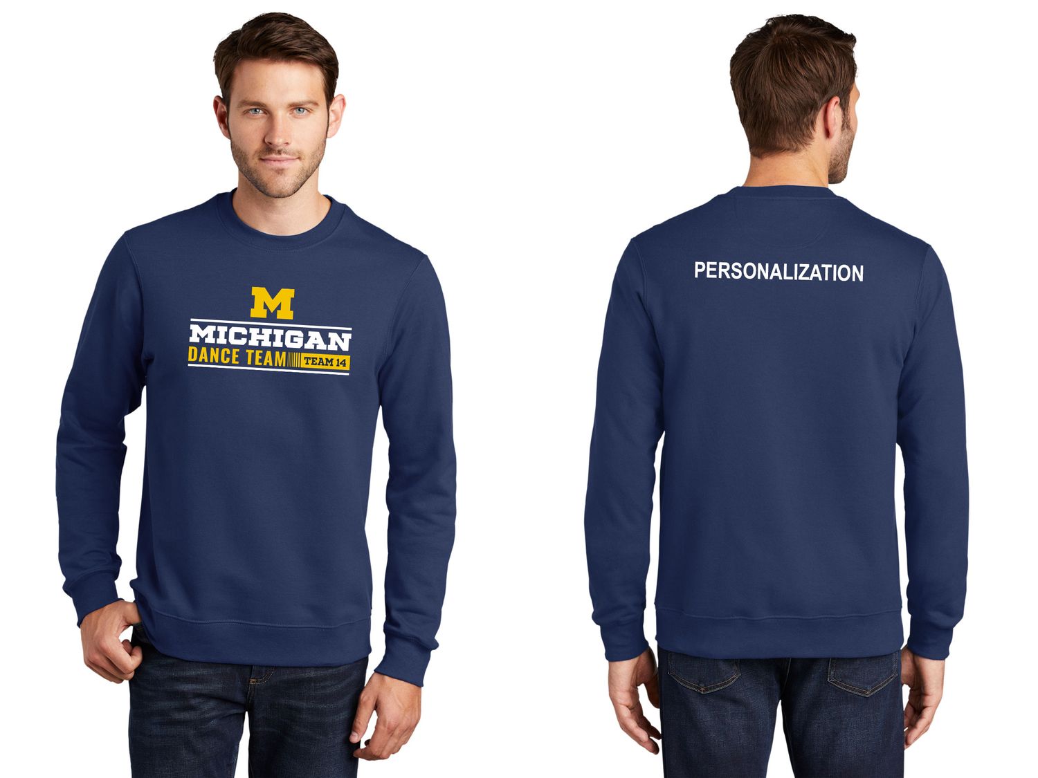 Fan Favorite Fleece Crewneck Sweatshirt- Navy