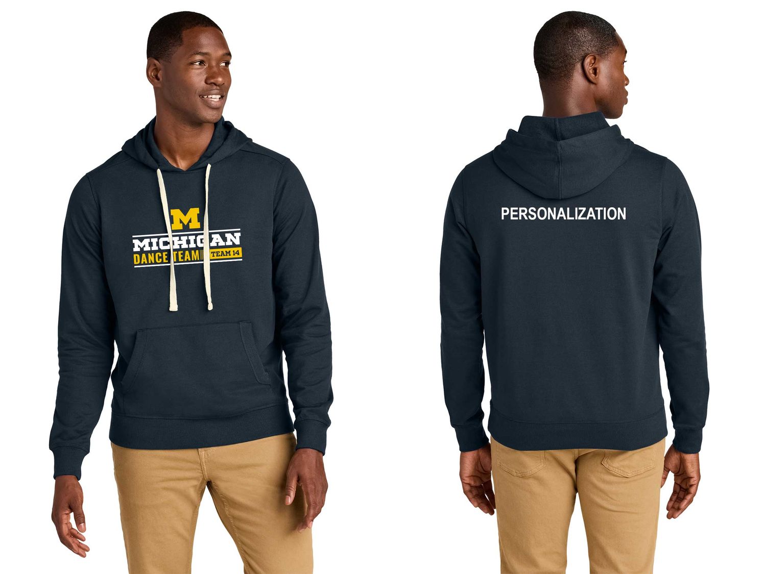 Unisex Re-Fleece Hoodie- Navy