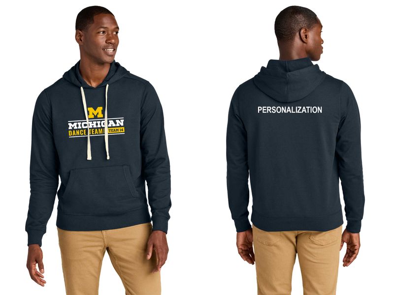 Unisex Re-Fleece Hoodie- Navy
