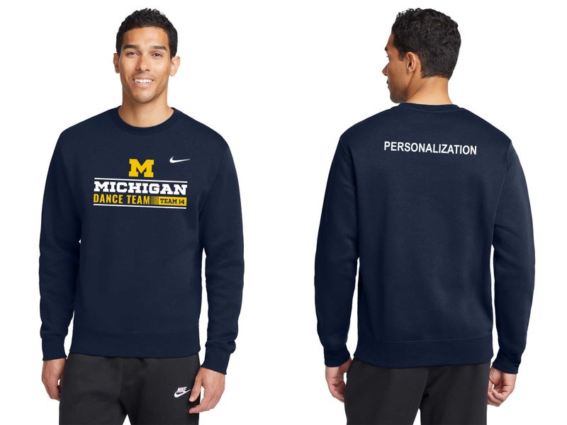 Unisex Nike Club Fleece Crew - Navy