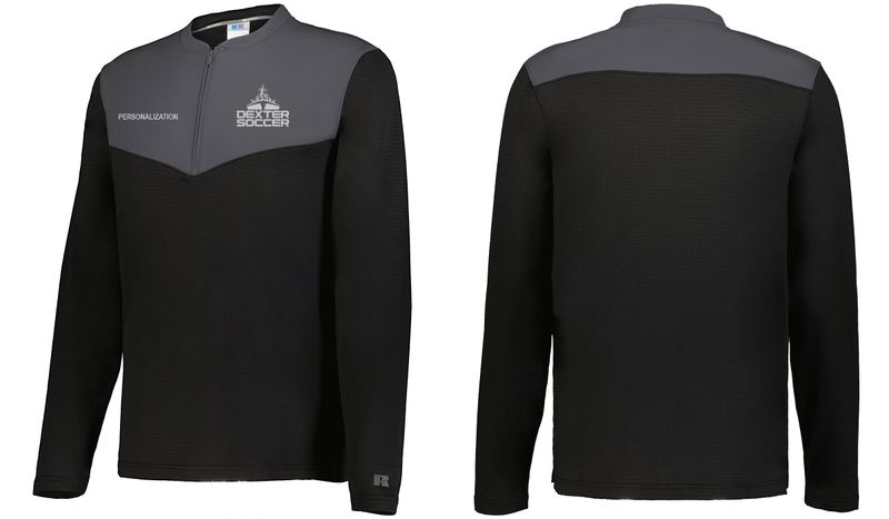 NEW: Sideline Grid 1/4 ZIP Pullover- Black/Stealth, White/Stealth