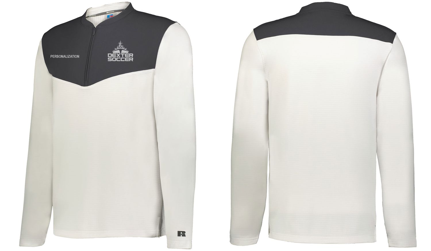 NEW: Sideline Grid 1/4 ZIP Pullover- Black/Stealth, White/Stealth