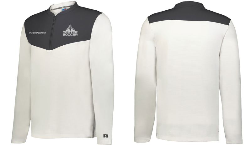 NEW: Sideline Grid 1/4 ZIP Pullover- Black/Stealth, White/Stealth