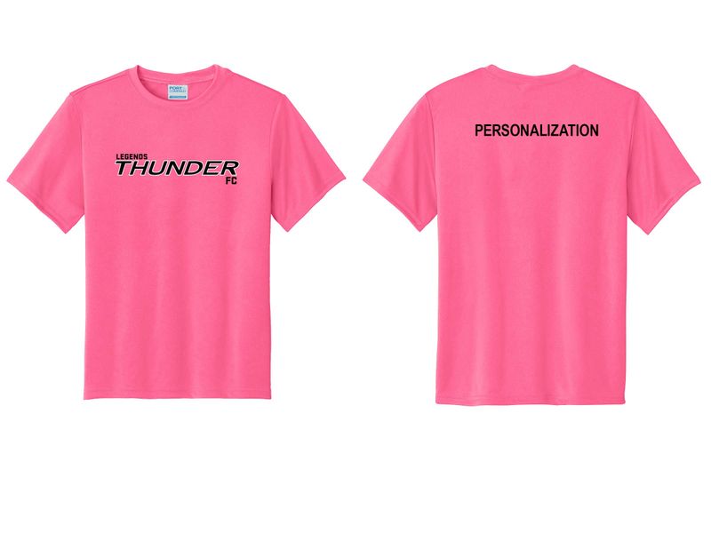 NEW: Port & Company Youth Performance Tee - Neon Pink
