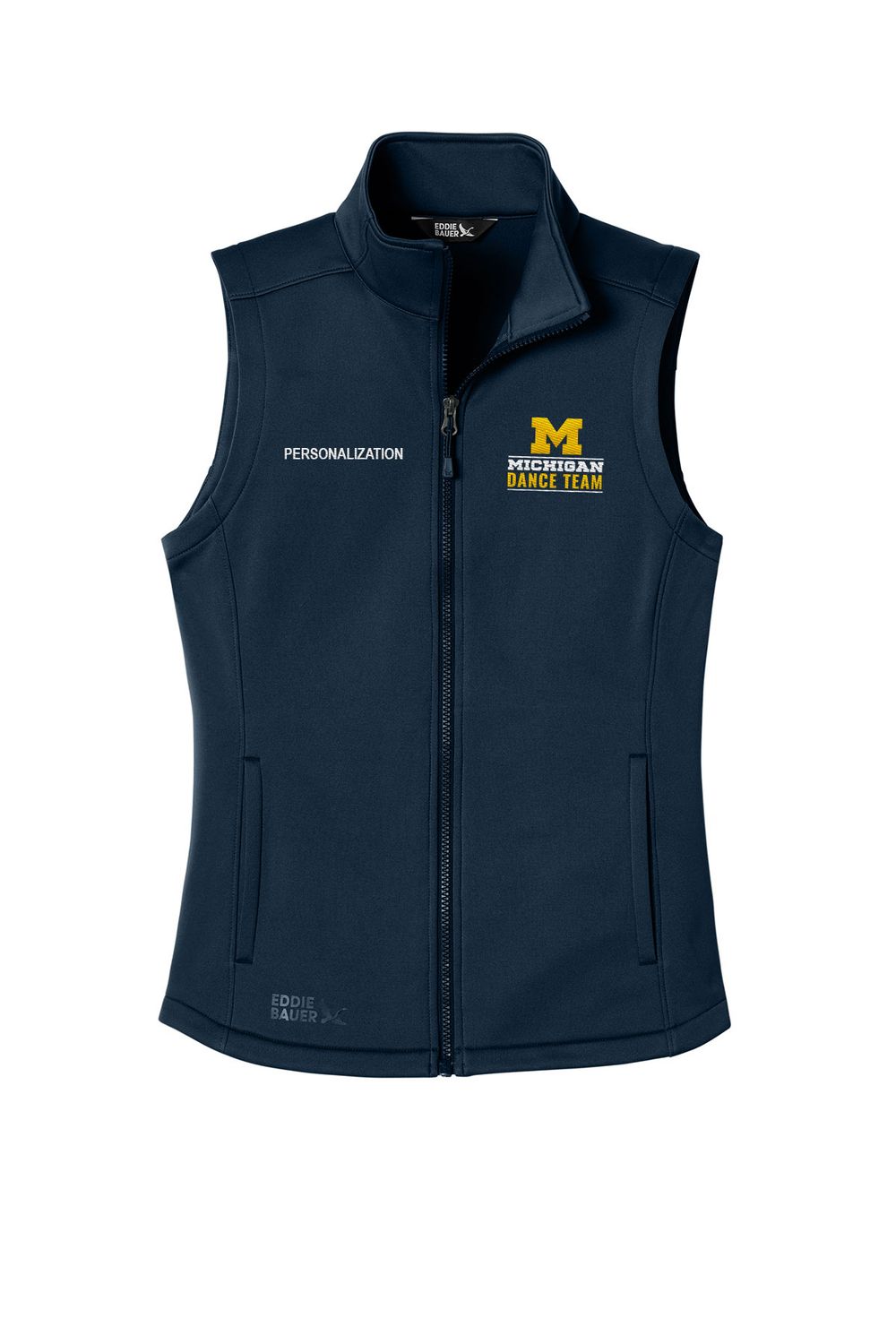 Eddie Bauer Women’s Smooth Mid Layer Fleece Vest- Navy