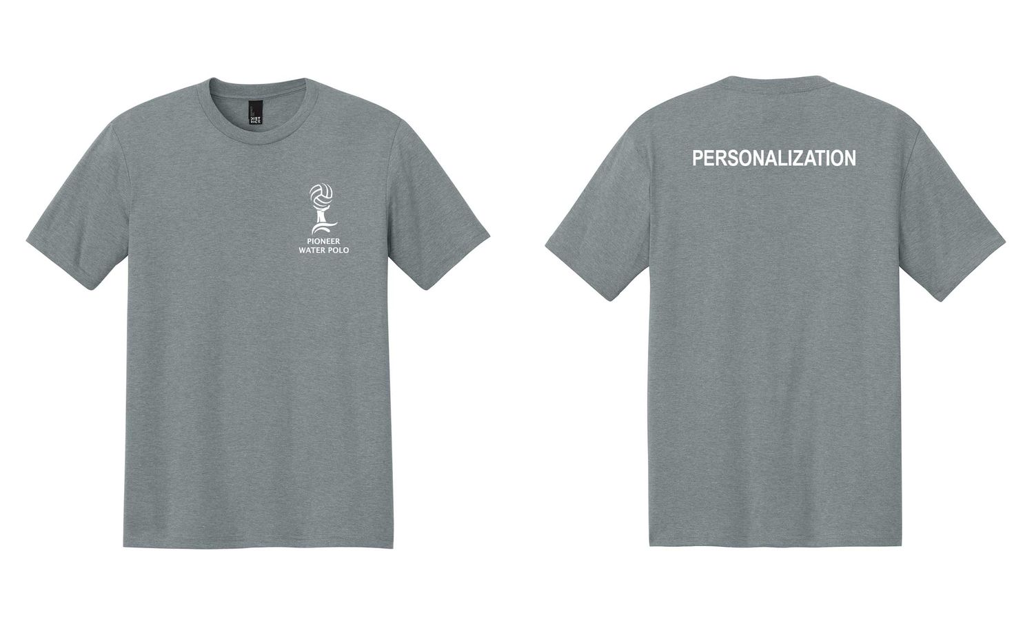Perfect Tri Tshirt- Heather Grey, Purple Frost