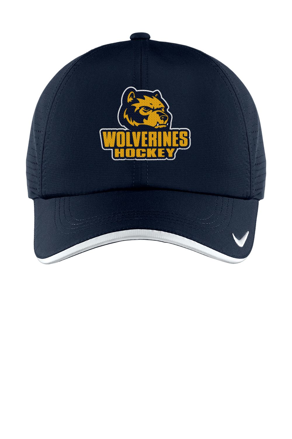 Nike Perforated Baseball Hat - Navy/White