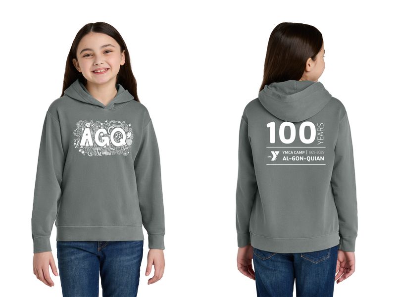 Comfort Colors® Youth Lightweight Hooded Sweatshirt - Grey