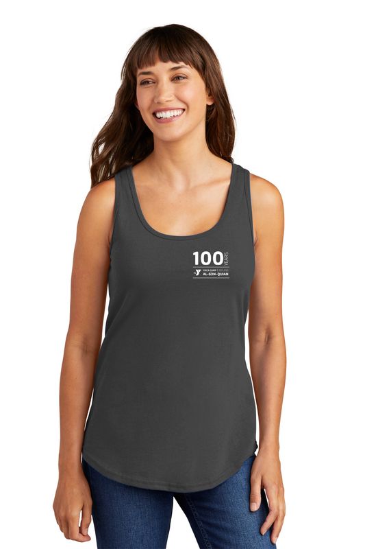 Ladie's Core Cotton Tank Top - Charcoal