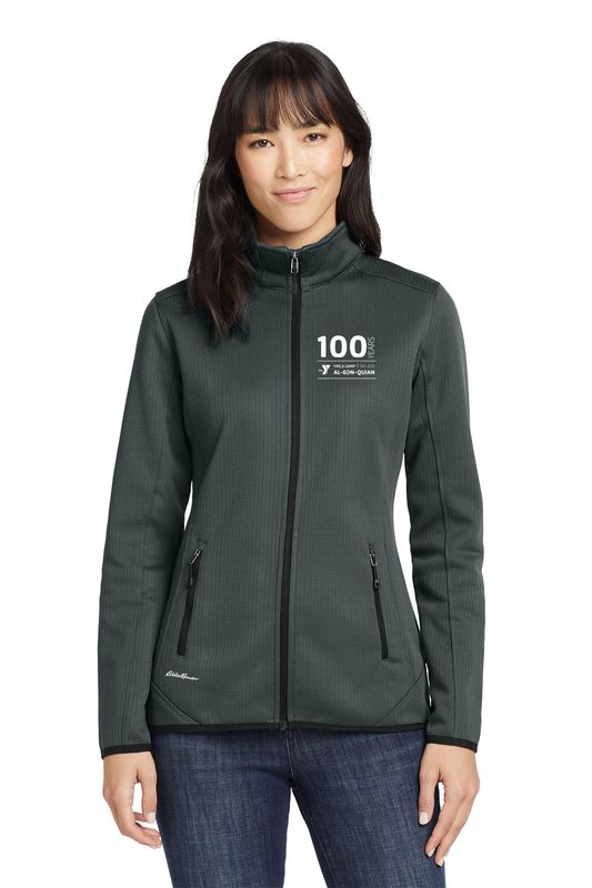 Eddie Bauer Women's Dash Full-Zip Fleece Jacket- Grey