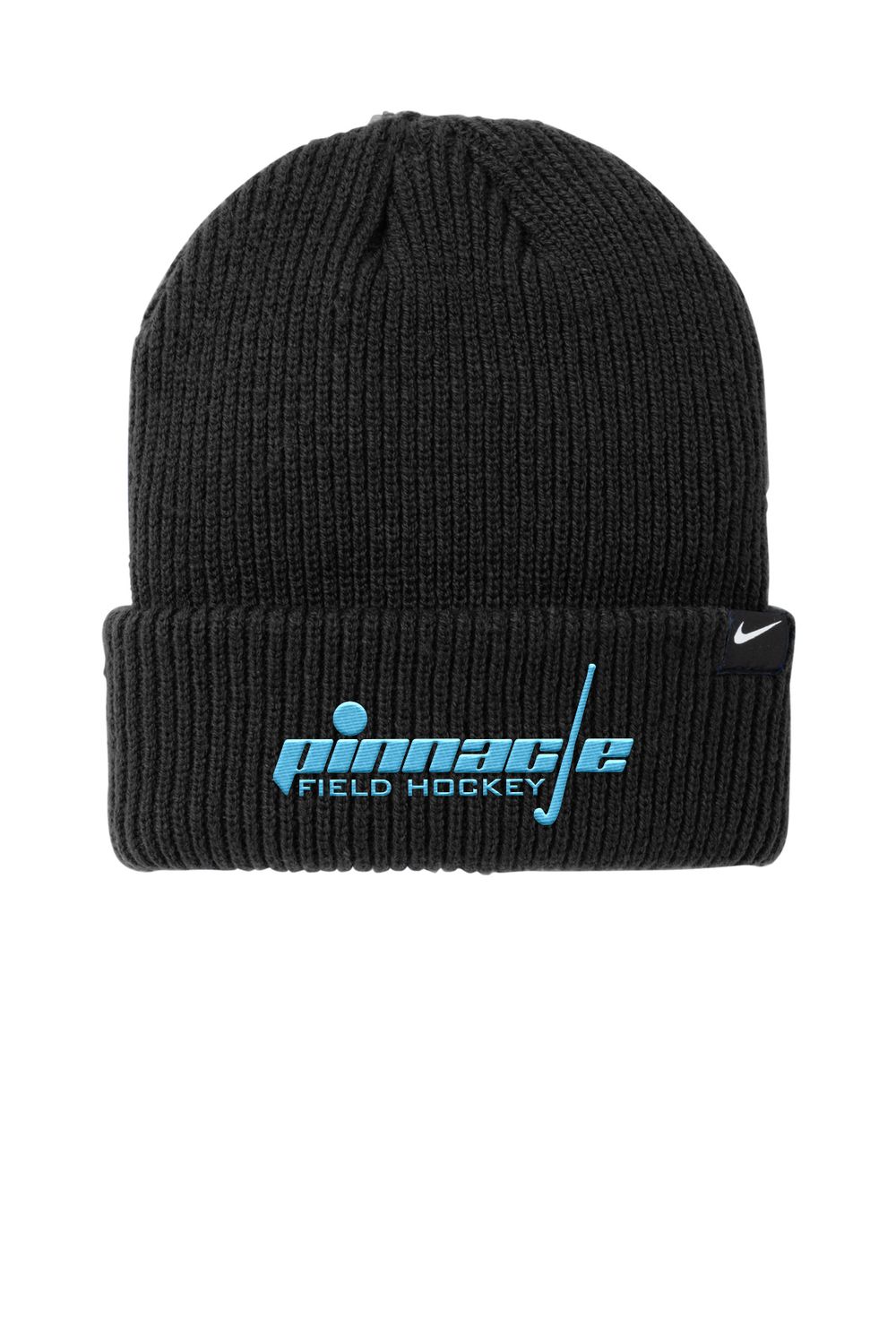 Nike Knit Beanie (OSFA) - Black, White, Gym Blue
