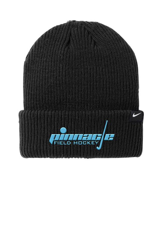 Nike Knit Beanie (OSFA) - Black, White, Gym Blue