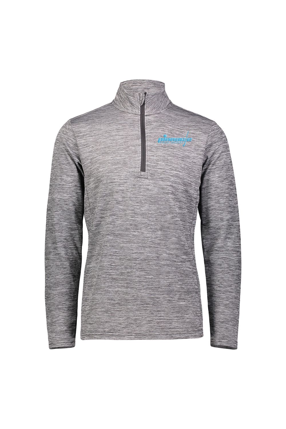 Russell Dri-Power Lightweight 1/4 Zip Pullover- Black, Grey