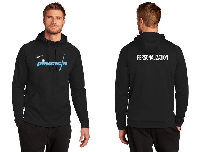 Adult Nike Therma-FIT Pullover Fleece Hoodie- Black