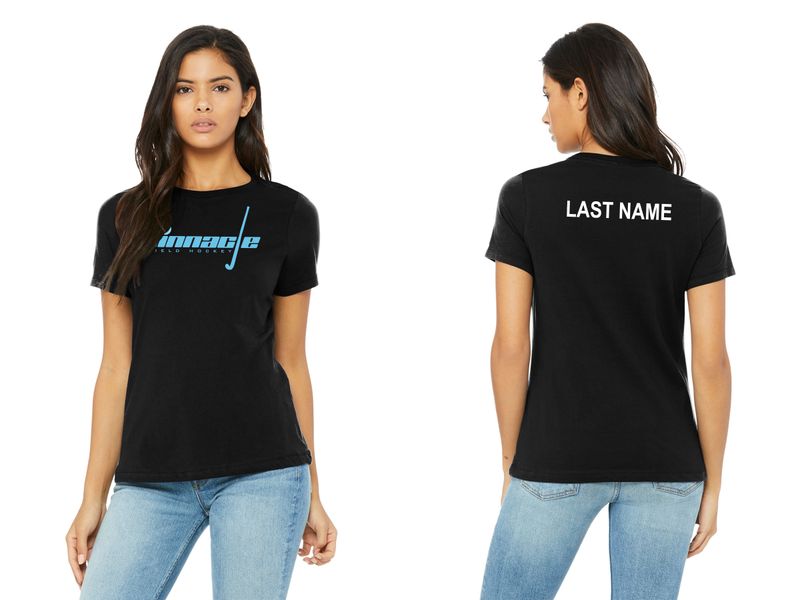 Ladies' Relaxed Triblend Full Color T-Shirt - Solid Black, Solid White, Blue Triblend, Athletic Grey Triblend