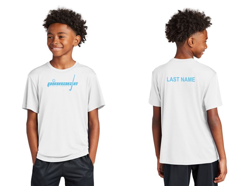 Youth Performance Short Sleeve T - White, Black, Carolina Blue, Grey Concrete Heather