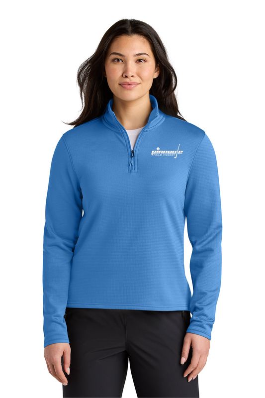 The North Face Women’s Aim 1/4-Zip Fleece- Marina Blue, Pearl Grey, Black, White
