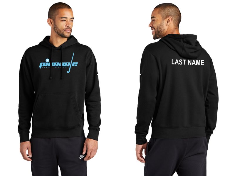Adult Nike Club Fleece Pullover Hoodie- Black, Dark Grey Heather, White