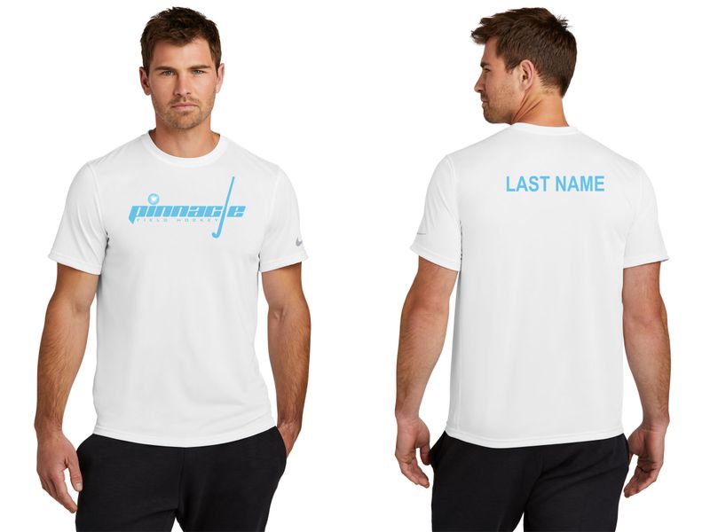 Nike Performance Short Sleeve Tee - White, Black, Carbon Heather, Valor Blue