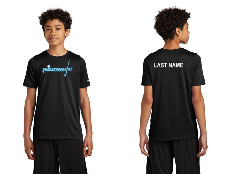 Nike Youth Legend Tee-Black, White, Carbon Grey, Valor Blue