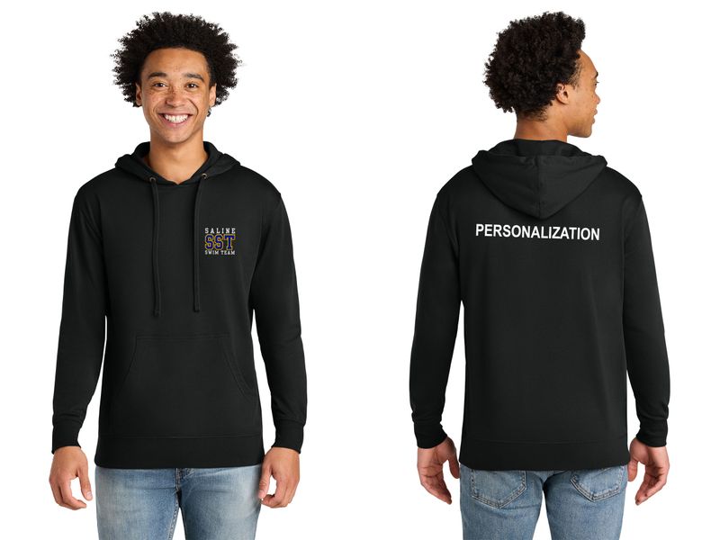 NEW Next Level Apparel Laguna Hoodie (Embroidered)- Black/Black, White/Heather Grey