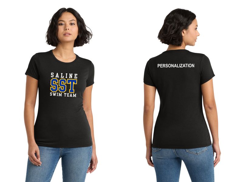 NEW District Women’s Perfect Tri Tee- Royal Frost, White, Black, Heathered Charcoal