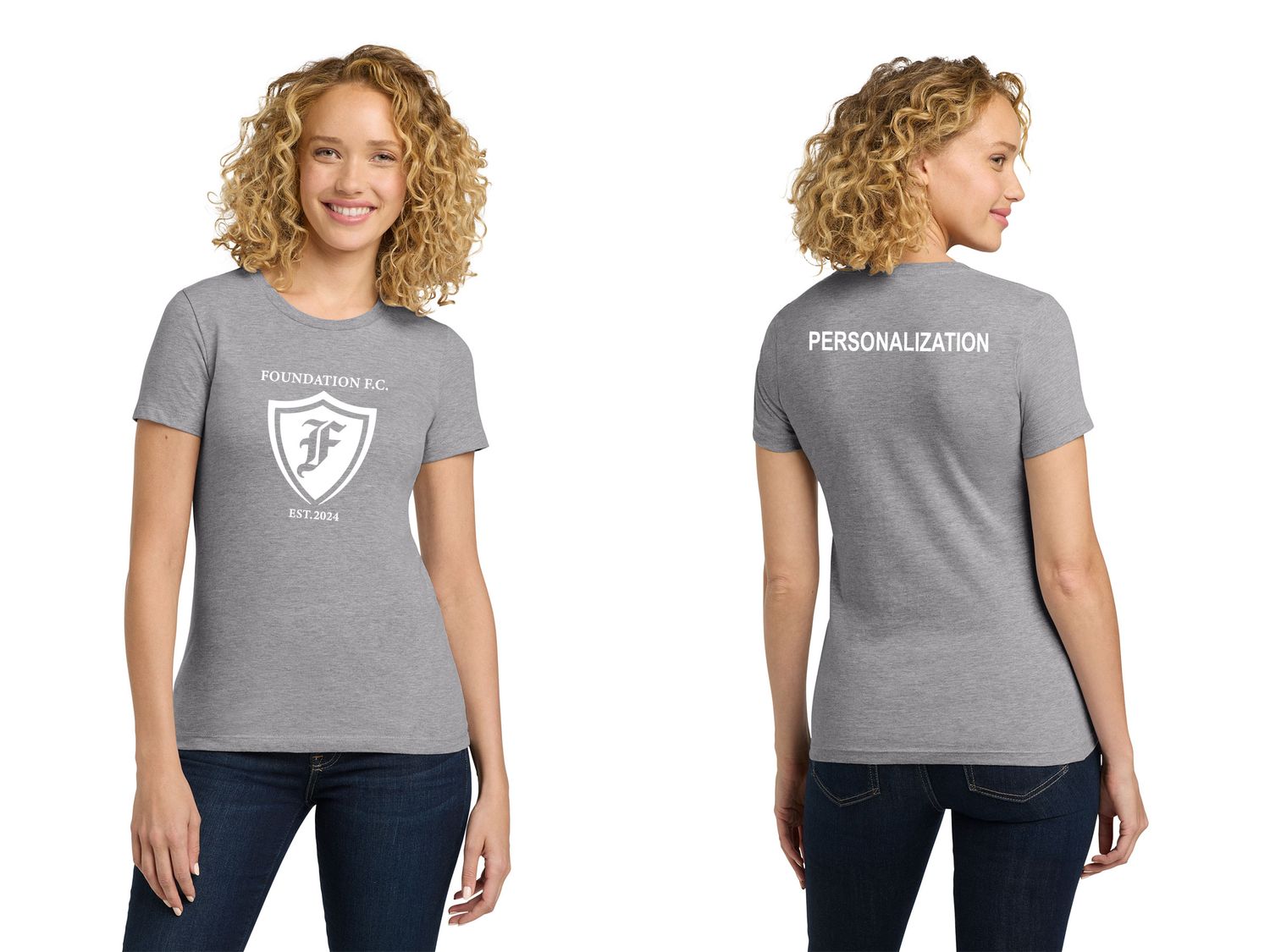 Next Level Ladies Cotton Tee- Heavy Metal, Maroon, Heather Grey