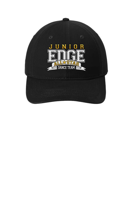 Edge All Stars JUNIORS Adjustable Brushed Twill Hat - Black