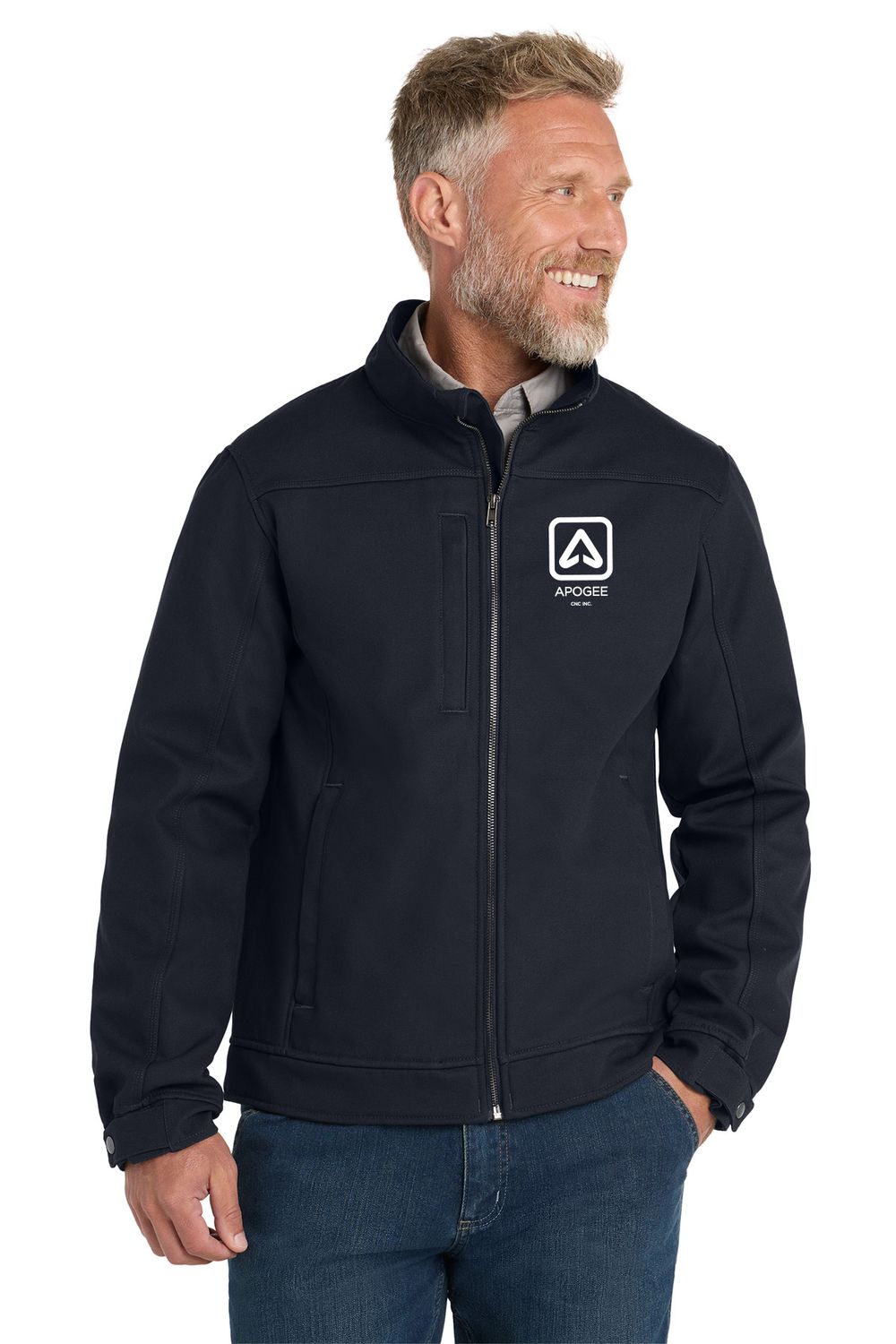 CornerStone® Duck Bonded Soft Shell Jacket - Navy, Charcoal, Black