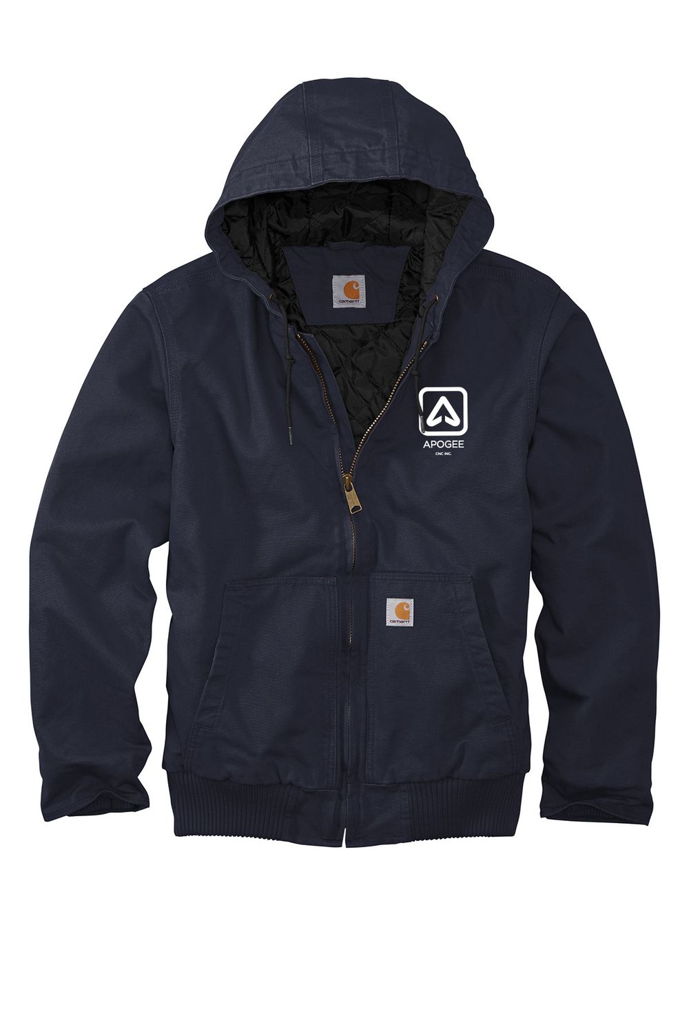 Carhartt Washed Duck Active Jac- Blue, Gravel, Black