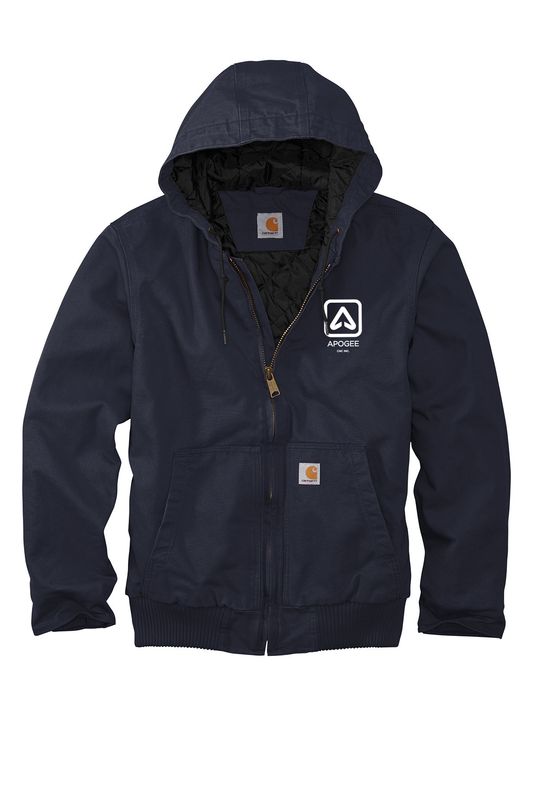 Carhartt Washed Duck Active Jac- Blue, Gravel, Black
