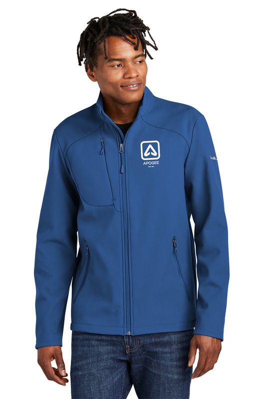 Eddie Bauer® Stretch Soft Shell Jacket - Cobalt Blue, Deep Black, Iron Gate, River Blue Navy