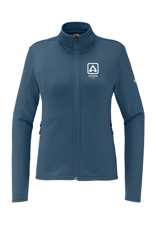The North Face® Women’s Aim Full-Zip Fleece Jacket - Shady Blue, Smoke Grey, Black