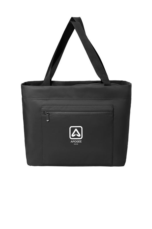 Port Authority® Matte Carryall Tote - Black, Storm Grey