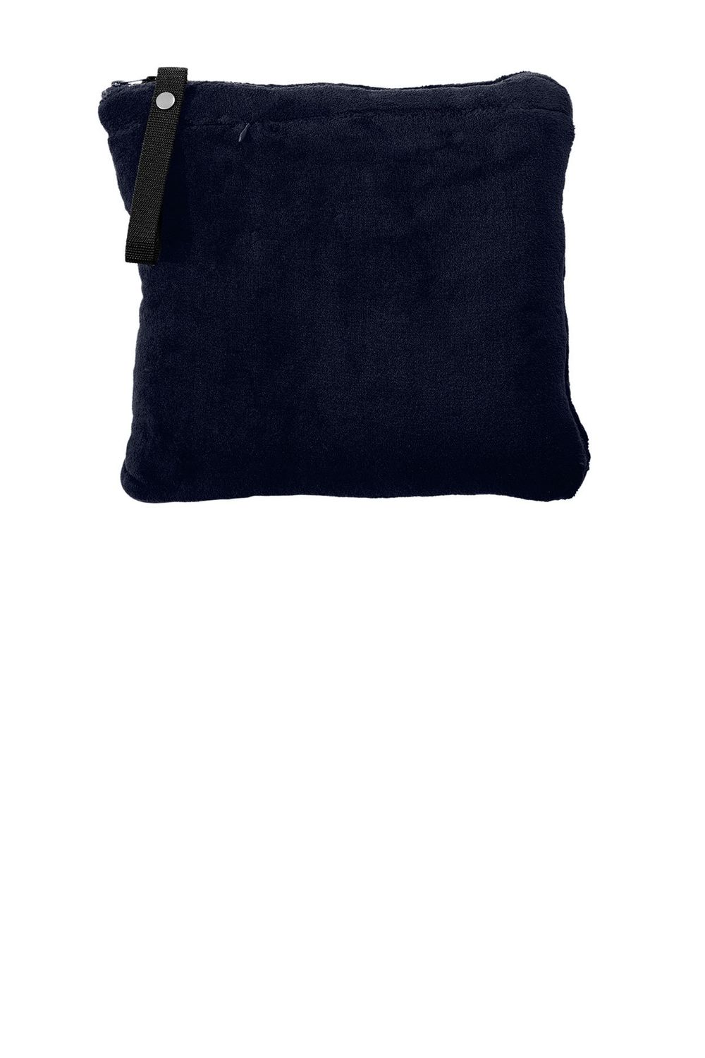 Port Authority Packable Travel Blanket- Deep Navy, Deep Smoke