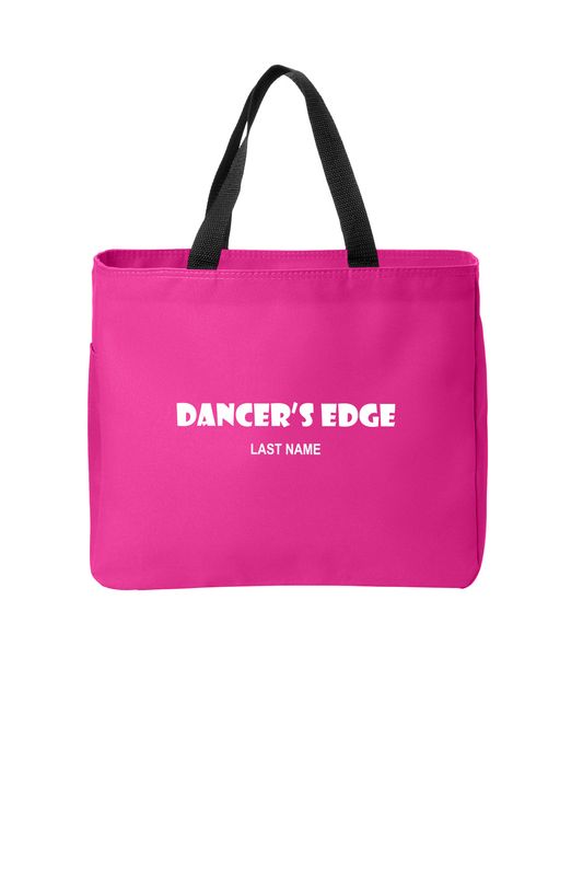 Dancers Edge/ Muscians Edge Port Authority Essential Tote- Pink