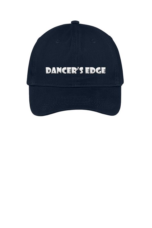 Dancers Edge Adjustable Brushed Twill Hat - Navy