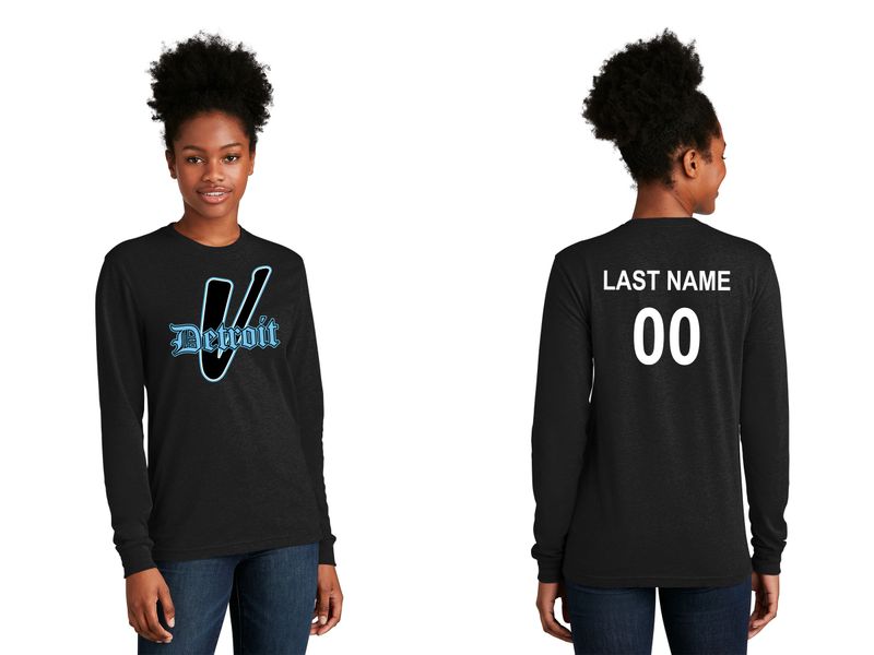 Next Level Unisex CVC Long Sleeve Tee- Black, Dark Heather Grey, Heather Columbia Blue, White